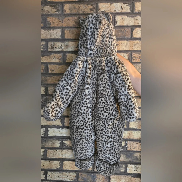 Carters zip up leopard print bunting - Picture 2 of 7